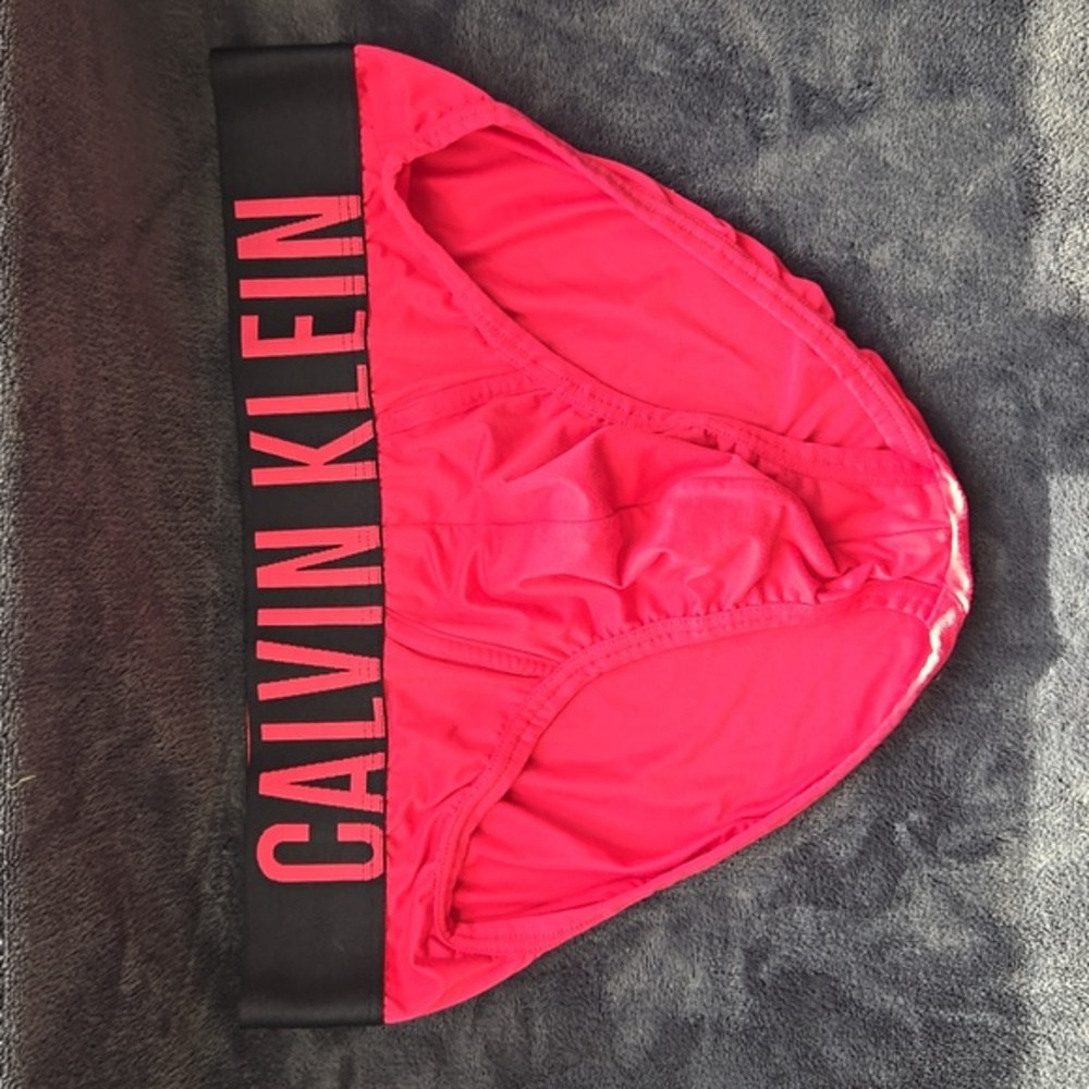 Pink Calvin Klein Briefs